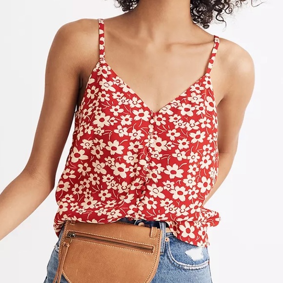 Madewell Tops - MADEWELL Button-Down Cami tank top in Full Bloom 4
